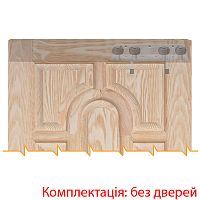 Скрытая раздвижная система VILLES 6212s длина 3 м на 1 полотно весом до 80 кг